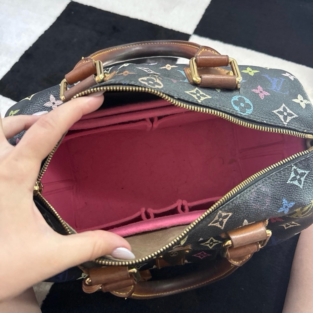 Louis Vuitton Multicolor Monogram Satchel - Dark Brown with Multicolor Print - Picture 8 of 10